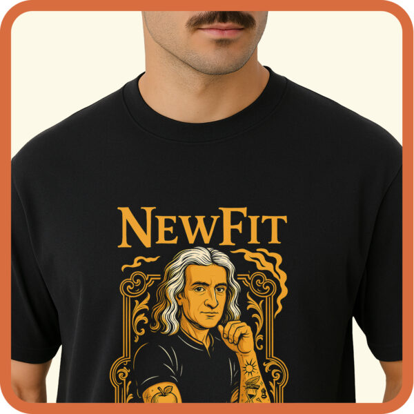 Pure Cotton NewFit Graphic T-Shirts For Mens - Image 2