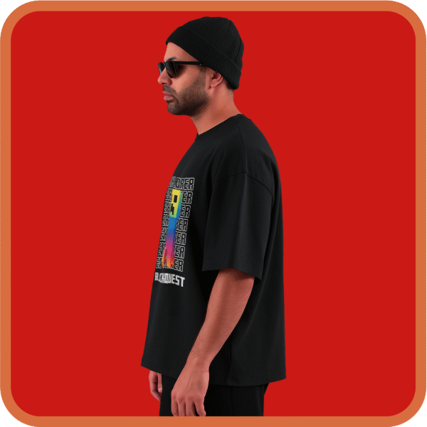 Minecraft-Inspired Oversized Cotton T-Shirt - Image 2